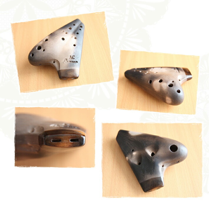 楽天市場】（Osawa／オオサワ） ダブル・オカリナ AC-DN2（ナチュラル