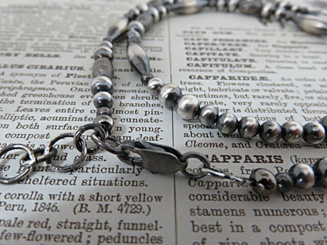 楽天市場】ナバホパールビーズ ネックレス シルバー925 インディアン