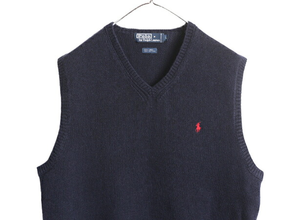 楽天市場】90s ポロ ラルフローレン ニット ベスト メンズ レディース