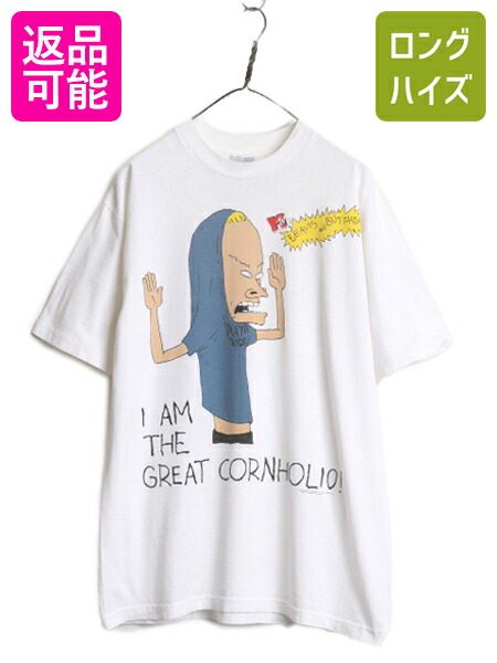 楽天市場】90s USA製 ☆ ビーバス & バットヘッド イラスト プリント T