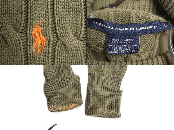 楽天市場】ラルフローレン タートルネック コットン ケーブル ニット