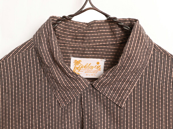 楽天市場】60s ☆ GOLDEN ISLE ループ留め オープンカラー シャツ
