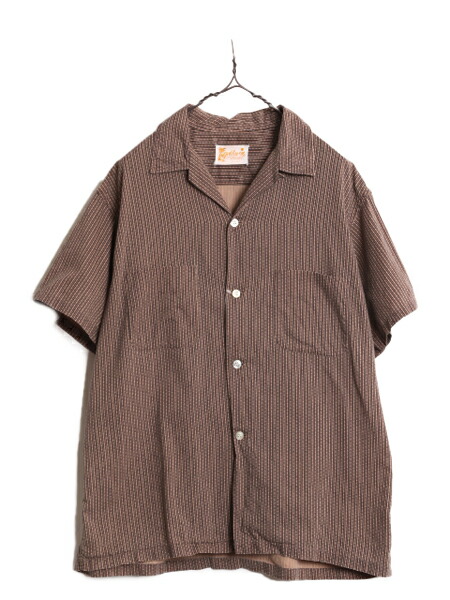 楽天市場】60s ☆ GOLDEN ISLE ループ留め オープンカラー シャツ