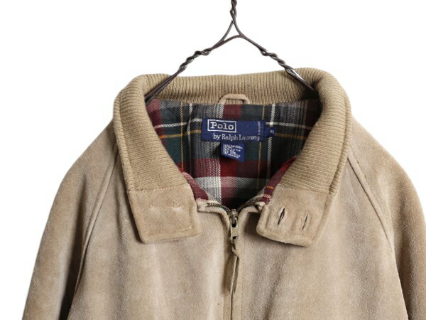 楽天市場】90s ☆ ポロ ラルフローレン 本革 スウェード レザー