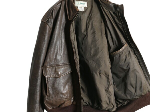 楽天市場】90s USA製 ☆ エルエルビーン A-2 タイプ 本革 レザー