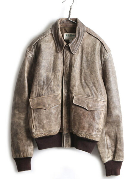 楽天市場】80s USA製 ビンテージ □ エルエルビーン A-2 タイプ 本革