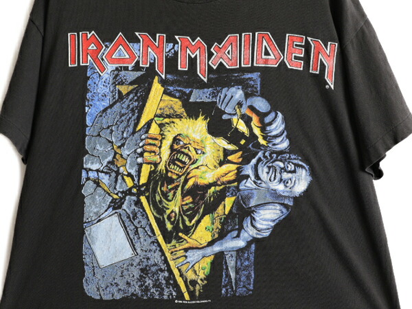 楽天市場】90s USA製 ☆ アイアン メイデン 両面 プリント 半袖 T