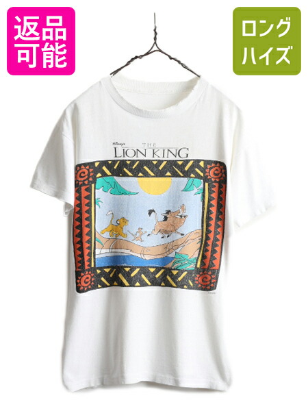 楽天市場】90s ☆ ディズニー オフィシャル ライオンキング プリント T