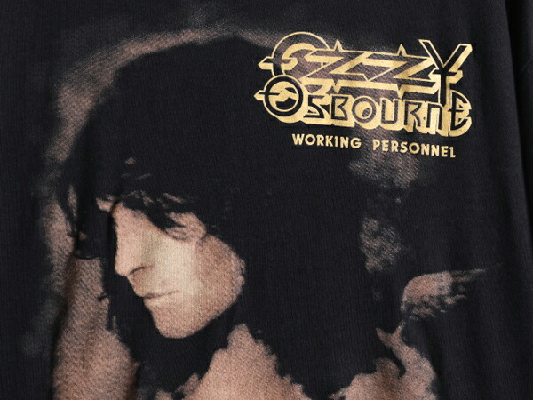 楽天市場】90s USA製 ☆ オジー オズボーン ツアー 両面 プリント T