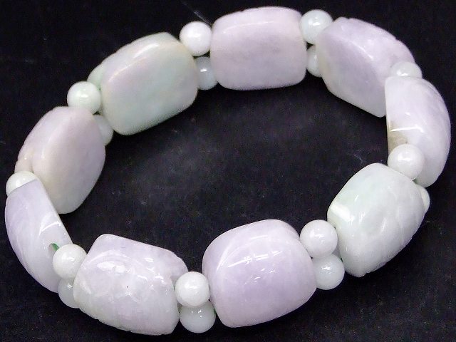 楽天市場】67846 ラベンダー ミャンマー翡翠 ヒスイ 18mm×17mm／6mm