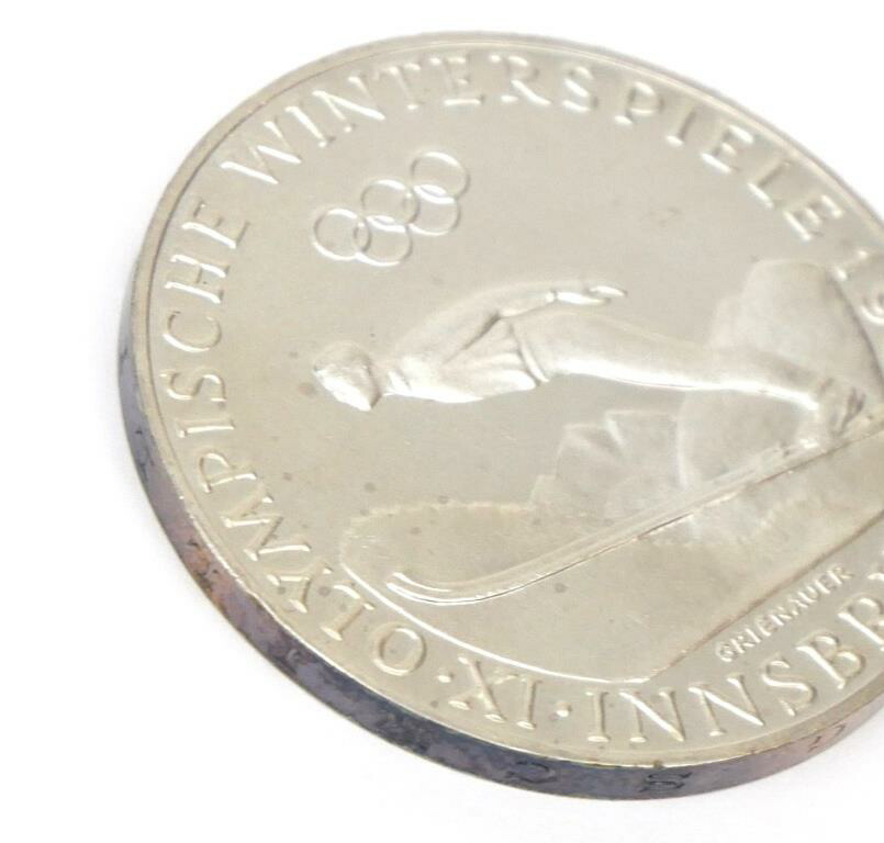 楽天市場】オーストリア インスブルックオリンピック50シリング銀貨
