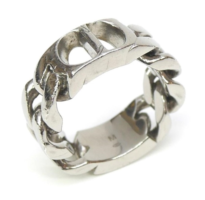 ディオール dior 925 CD ロゴ リング 指輪 シルバー D24 送料込