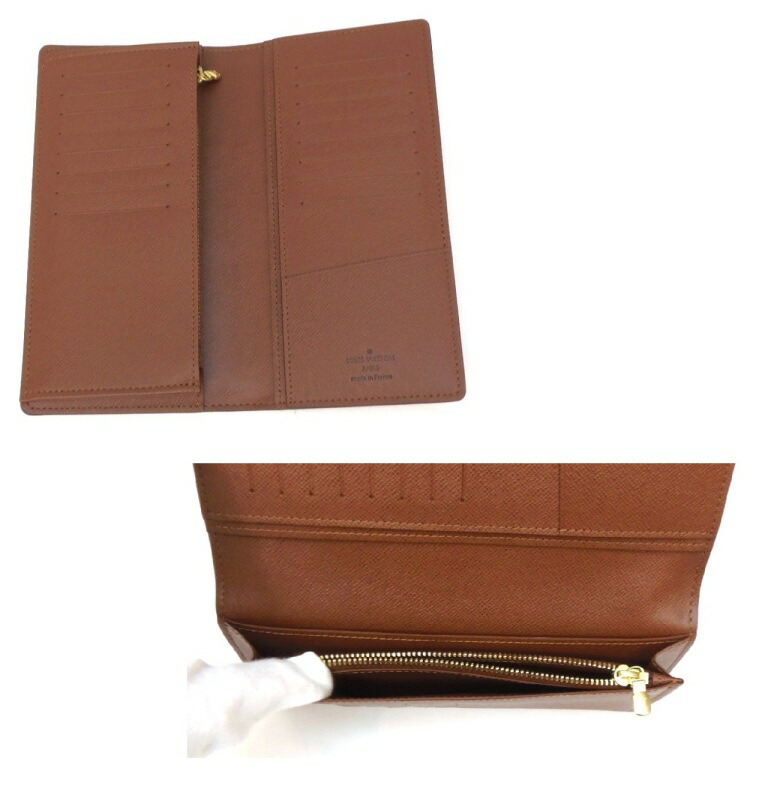 楽天市場】【新品】ルイヴィトン 長財布 ポルトフォイユ・ブラザ