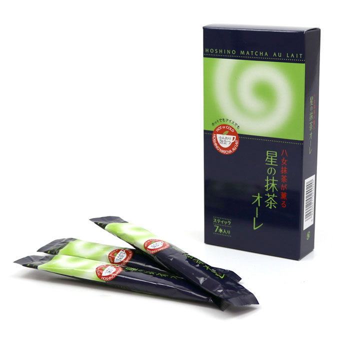楽天市場】星野園 星野製茶園 抹茶ラテ 星の抹茶オーレ スティック 7本