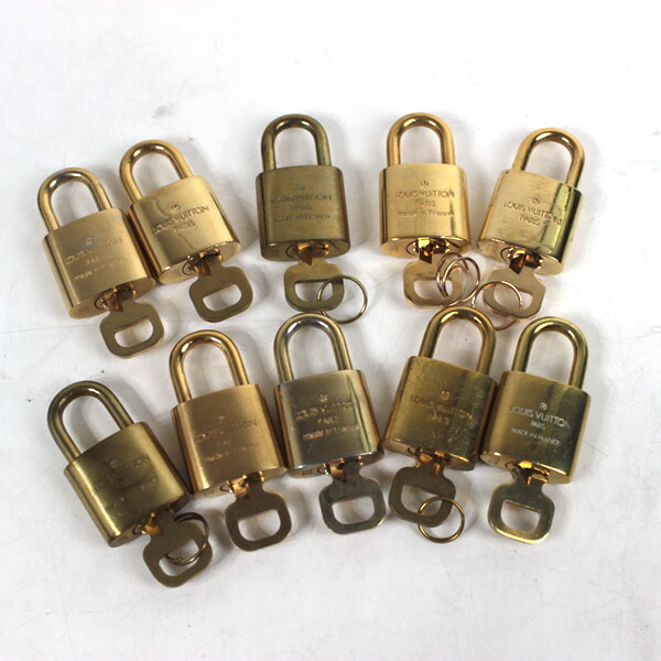 楽天市場】ルイヴィトン カデナ 南京錠 おまとめ 鍵 パドロック LV