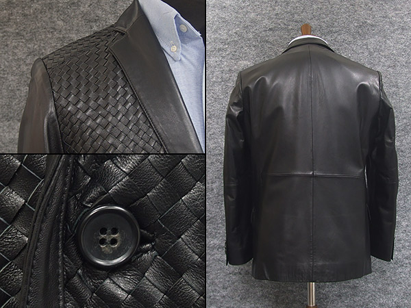 楽天市場】シープスキン/イントレチャート レザージャケット ラム革