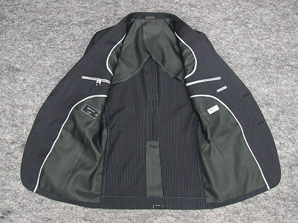 楽天市場】春夏〜通年 イタリー生地[REDA]レダ ICESENSE 紺グレー