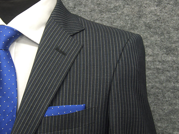 楽天市場】春夏〜通年 イタリー生地[REDA]レダ ICESENSE 紺グレー