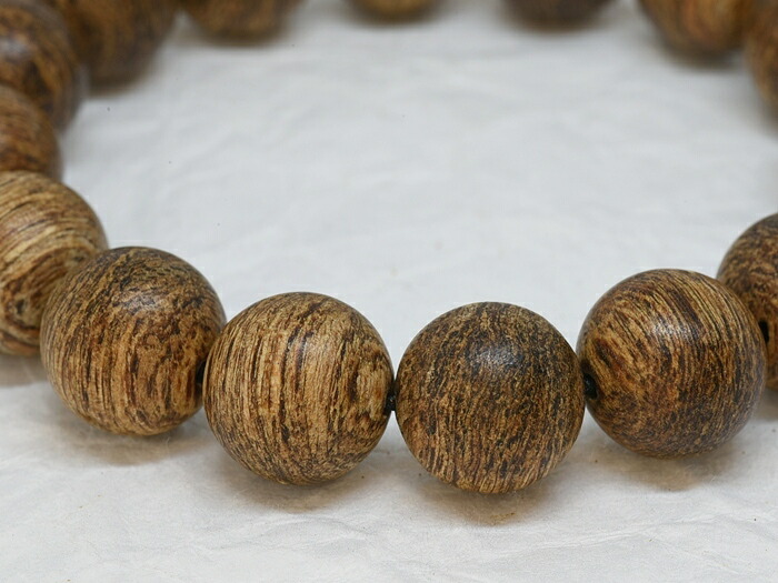 楽天市場】ベトナム産沈香数珠 数珠玉 12mm 16玉／伽羅 沈香 香 沈水