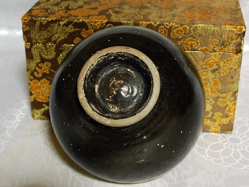 楽天市場】油滴白覆輪天目茶碗（黒釉白覆輪天目）河南天目 白縁天目