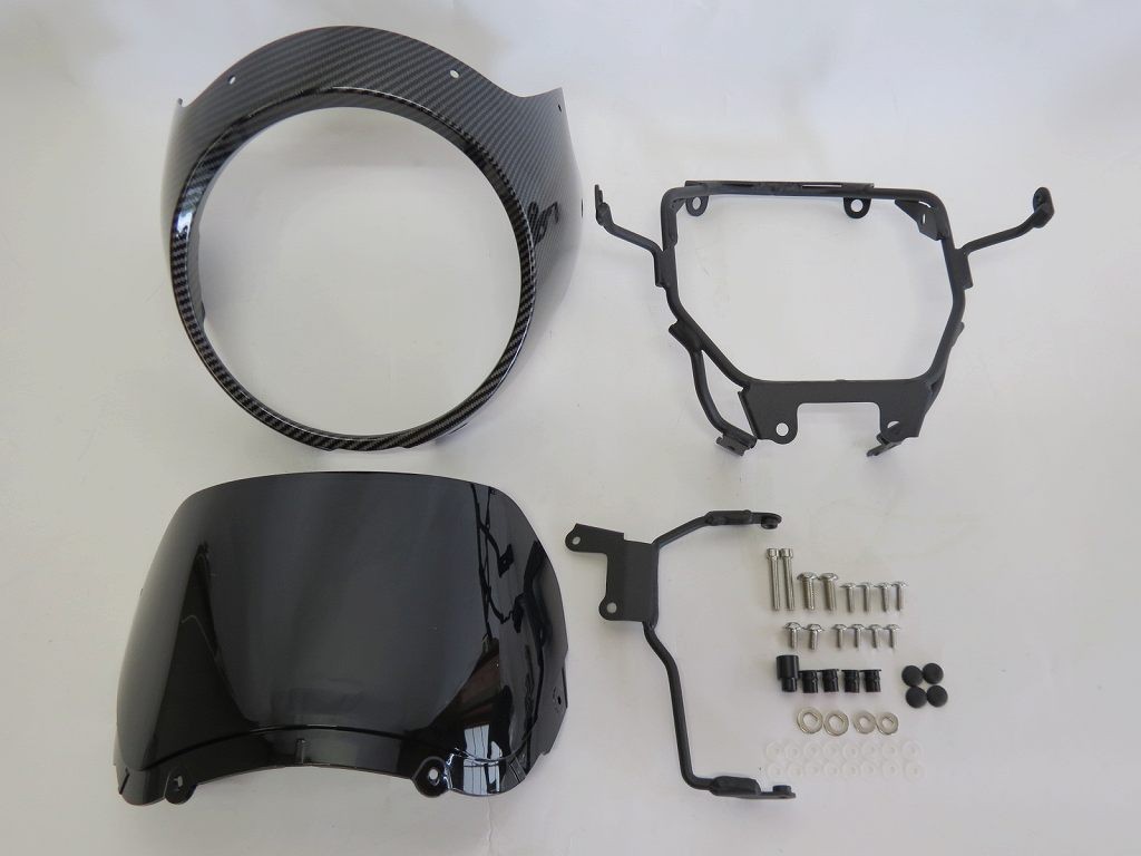 楽天市場】GB350 GB350S gb350 2021 以降 ヘッドライトカウル カーボン