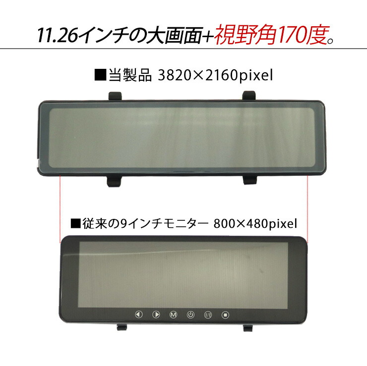 楽天市場】【3/4〜限定10%オフ&クーポン配布】ルームミラー型 ドライブ