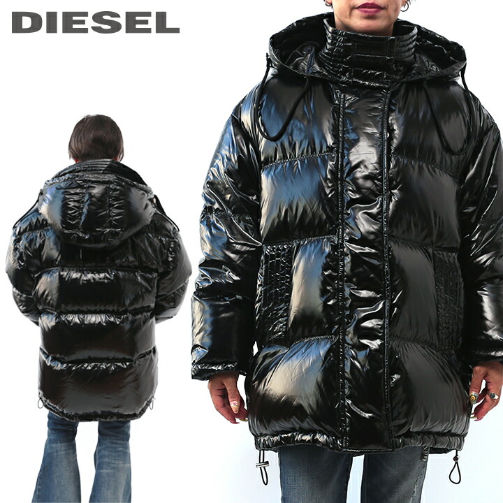 楽天市場】☆DIESEL ディーゼル レディース☆光沢ナイロン オーバー