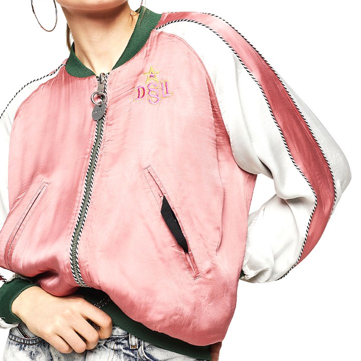 楽天市場】☆DIESEL ディーゼル レディース☆リバーシブル 刺繍装飾