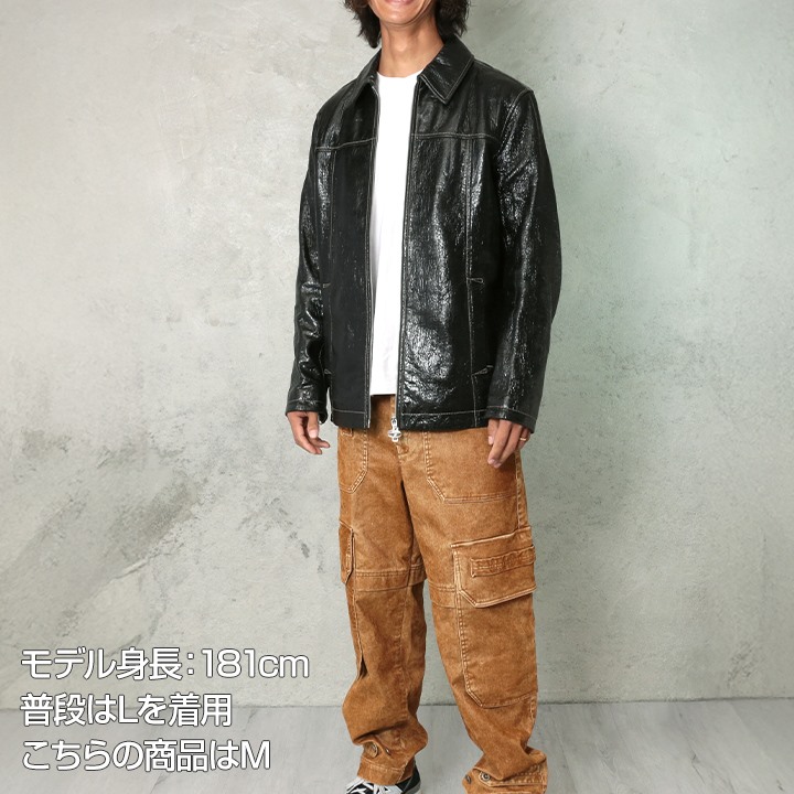 楽天市場】□DIESEL ディーゼル メンズ□羊革 本革 ジップアップ 起毛