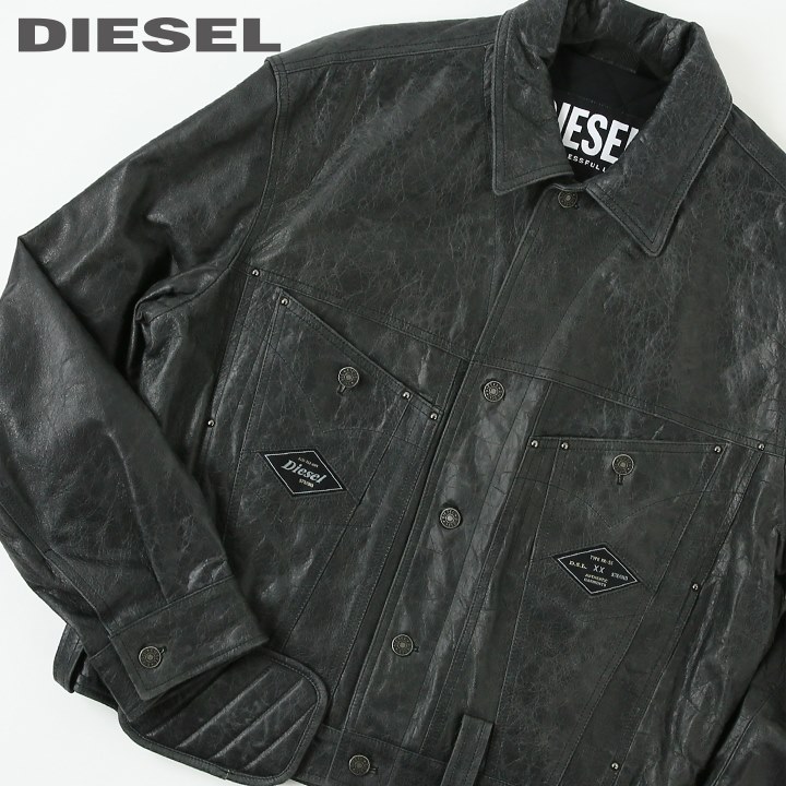 楽天市場】□DIESEL ディーゼル メンズ□羊革 本革 キルティング裏地