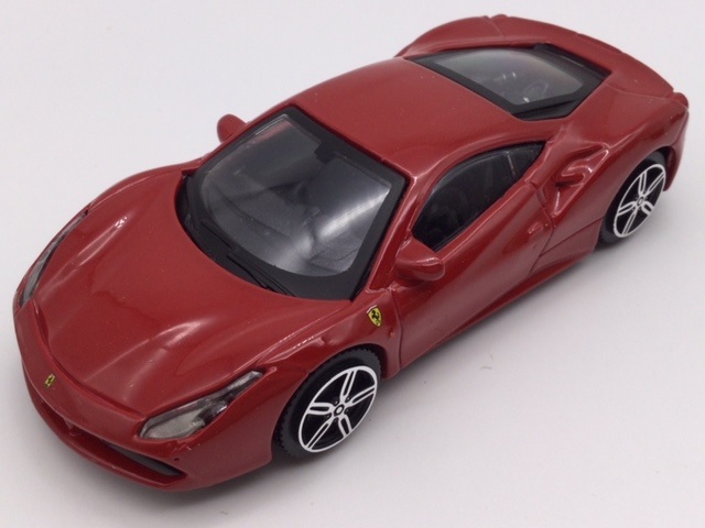 楽天市場】1/43 フェラーリ 488 GTB ウィンドウボックス入り レース
