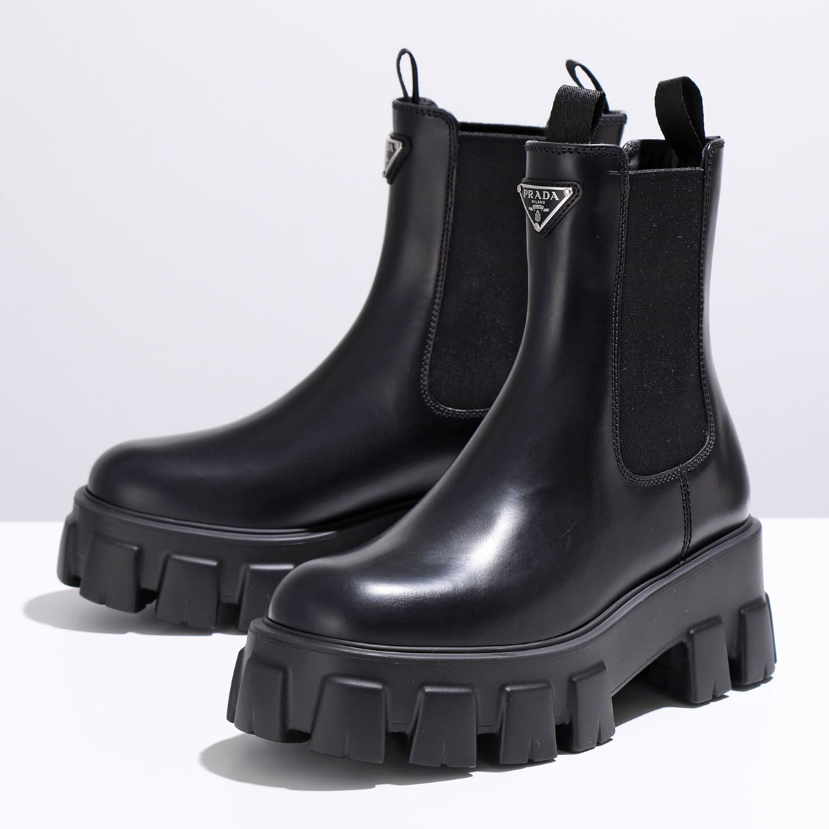 楽天市場】PRADA プラダ サイドゴアブーツ モノリス 1T256N B4L