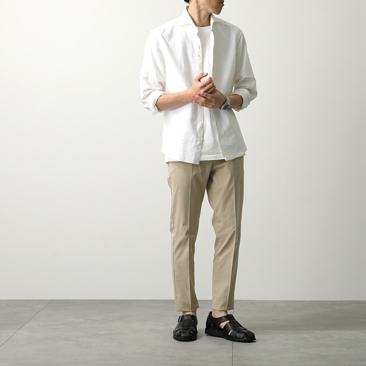 楽天市場】GIANNETTO ジャンネット シャツ VINCI FIT ヴィンチフィット