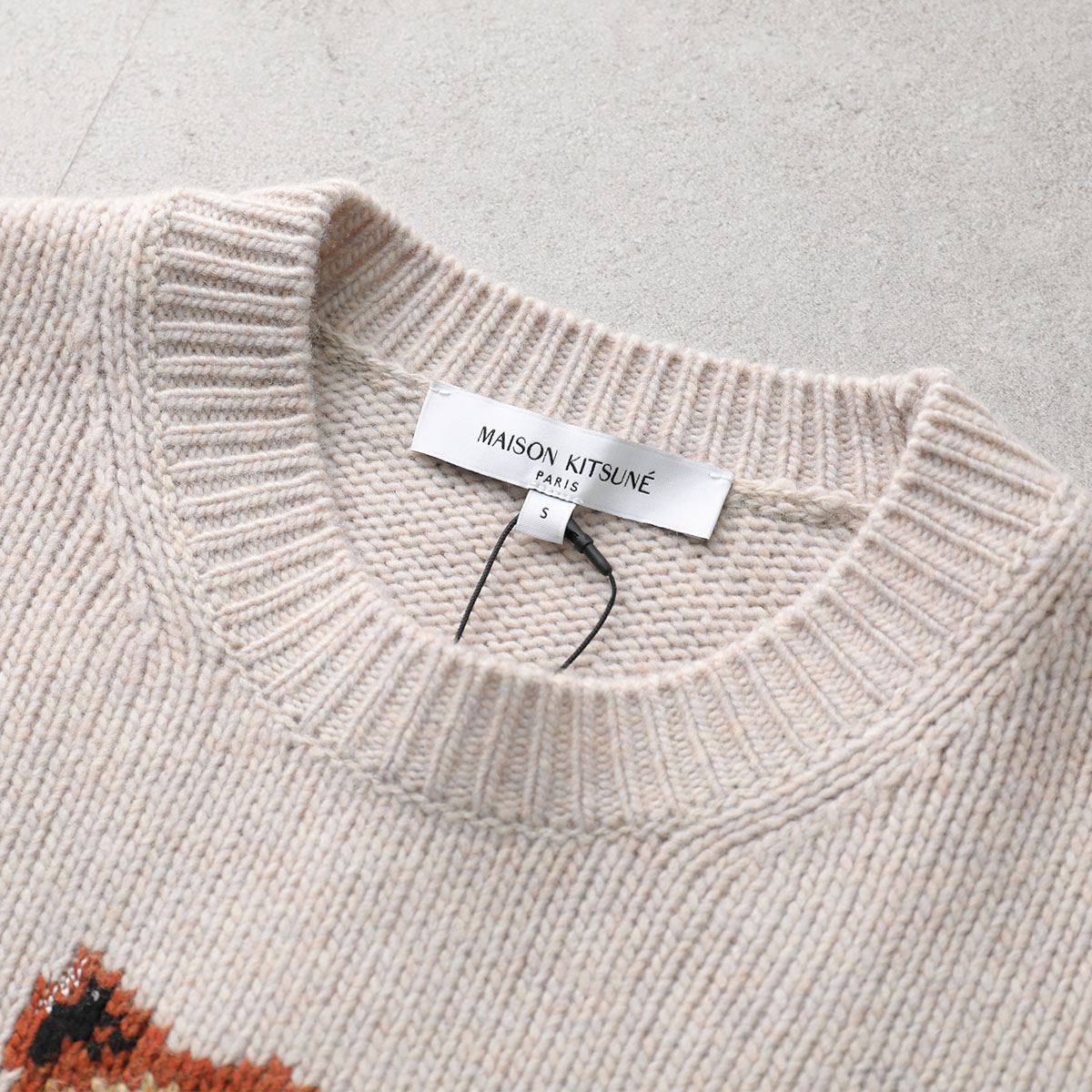 楽天市場】MAISON KITSUNE メゾンキツネ セーター PW00812KH0002