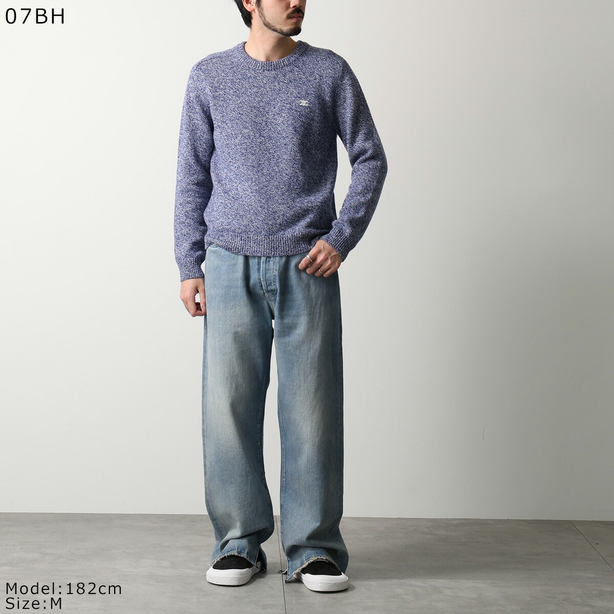 楽天市場】CELINE セリーヌ ニット PULL COL ROND BOXY TRIOMPHE