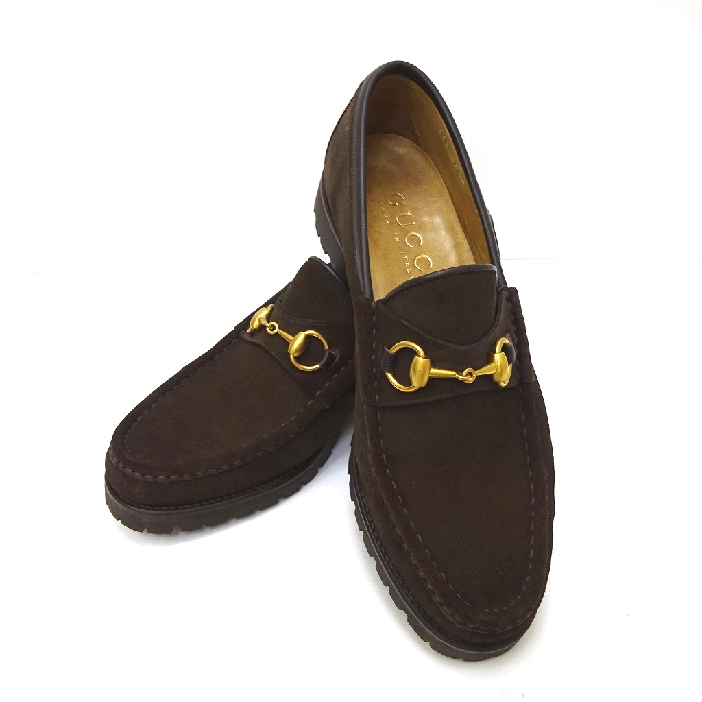 楽天市場】グッチ 靴/ビジネスシューズ ホースビット ローファー 111