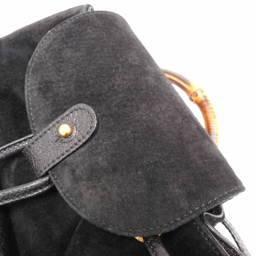 楽天市場】グッチ リュック・デイパック バンブー スエード×レザー