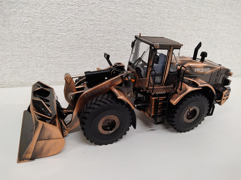 楽天市場】☆在庫限り☆日立建機 ミニチュア ホイルローダー 銅古美