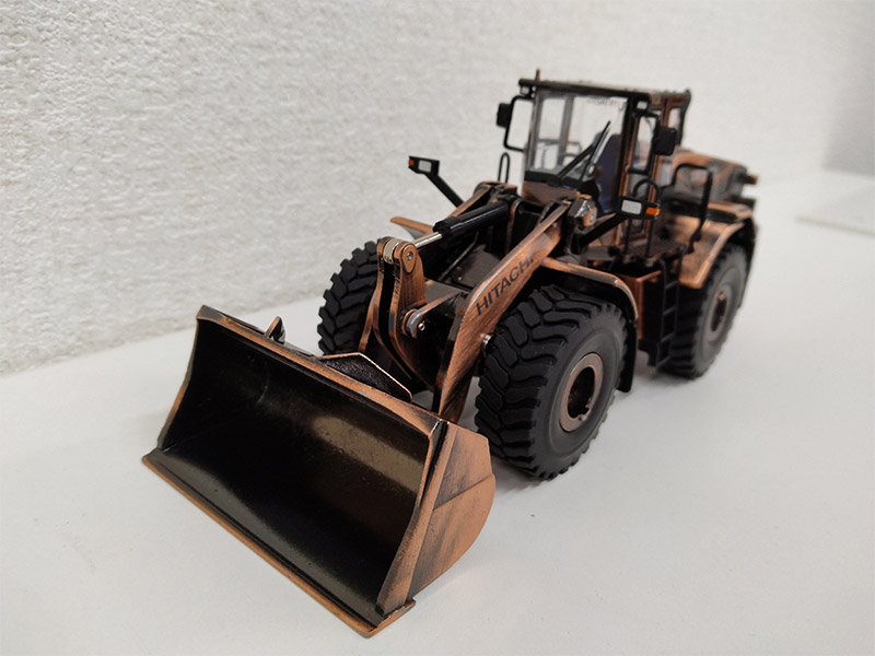 楽天市場】☆在庫限り☆日立建機 ミニチュア ホイルローダー 銅古美