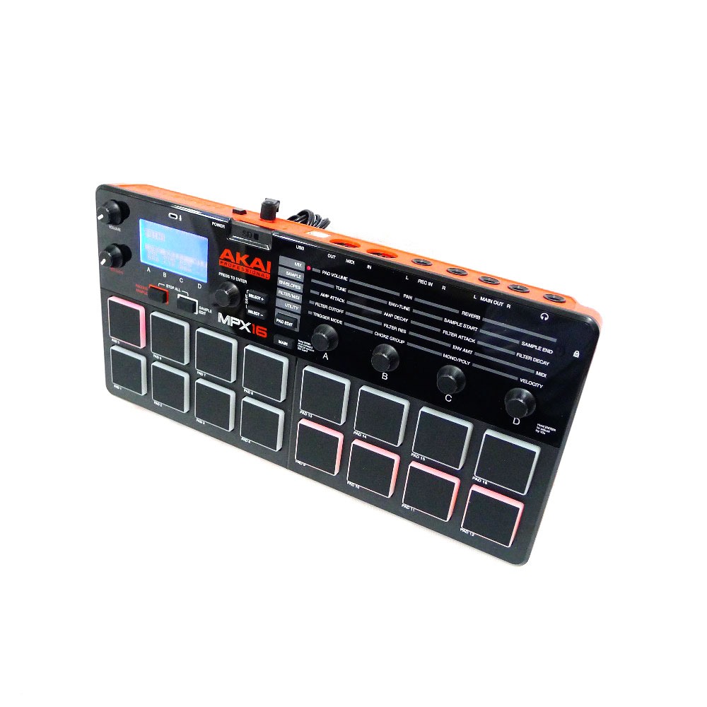 楽天市場】アカイ AKAI Professional サンプラー DJ機器 16パッド SD