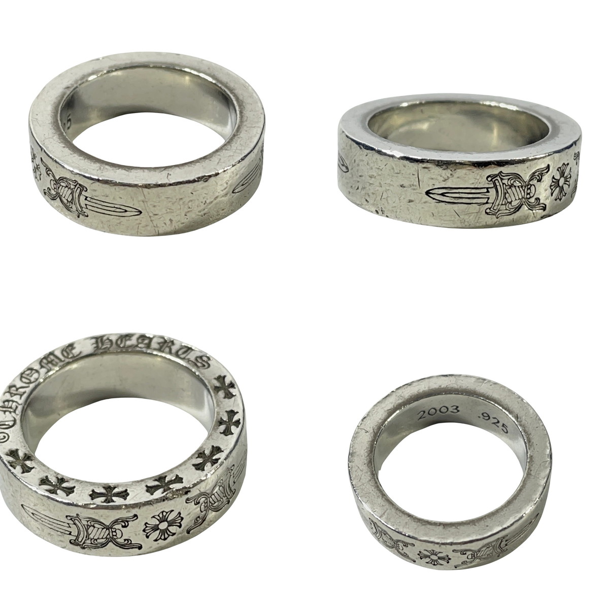 楽天市場】CHROME HEARTS クロムハーツ リング スペーサーリング 6mm