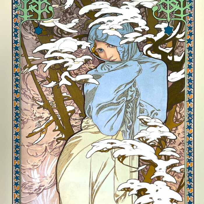 楽天市場】アルフォンス・ミュシャ 四季 1900年版 春夏秋冬