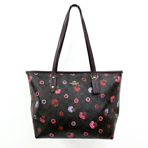 楽天市場】コーチ COACH トートバッグ レザー PVC シグネチャー