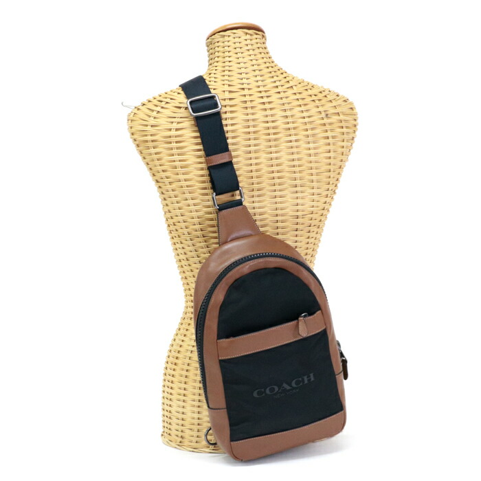 楽天市場】コーチ COACH チャールズ パック ナイロン レザー F59320