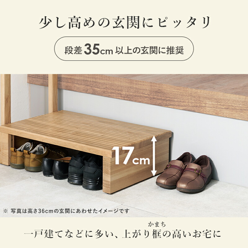 楽天市場】【ポイント5倍☆5日23:59迄】手すり付き玄関踏み台 幅67/74