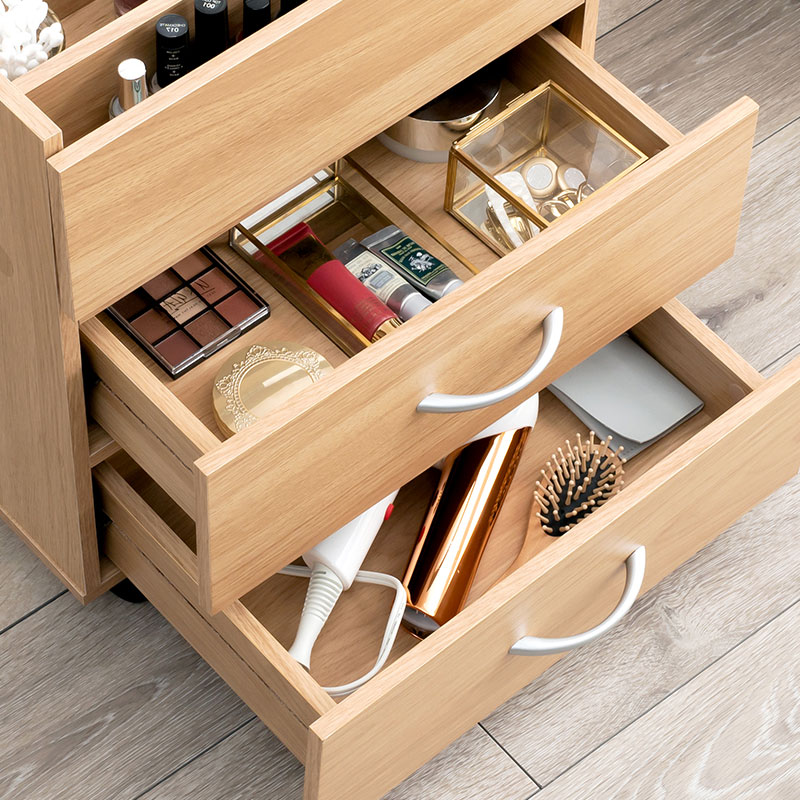 楽天市場】【5日20時〜☆ポイント5倍】ドレッサーのようなコスメワゴン