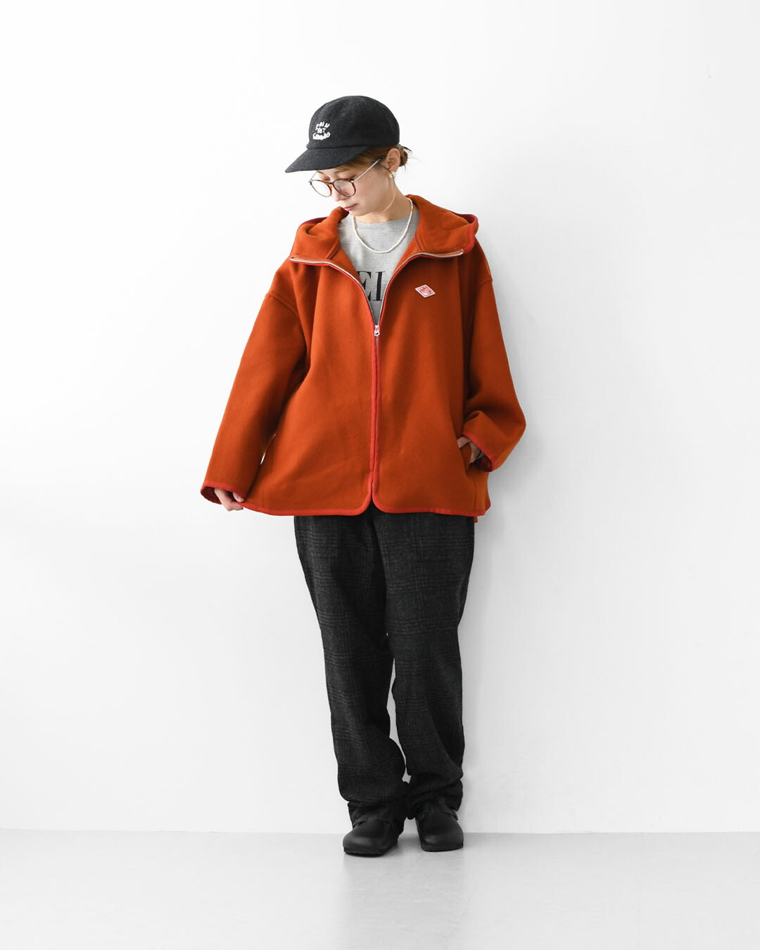 楽天市場】DANTON [ダントン] W WOOL MELTON HOODED JACKET [DT