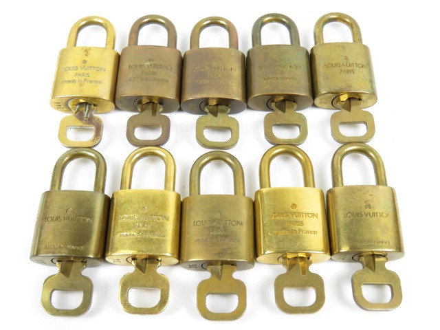 楽天市場】ルイヴィトン カデナ 10点セット まとめ売り 南京錠 鍵