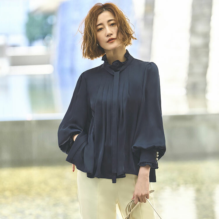 楽天市場】【ドレスアップデコルテブラウスシリーズ】【洗える