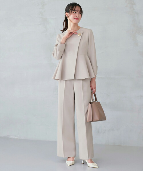 楽天市場】2026春新作 レディース セットアップ ママスーツ パンツ